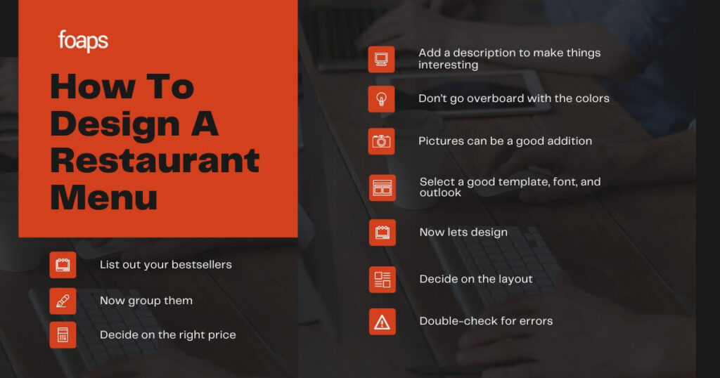 A Step-by-step Guide to Designing a Menu